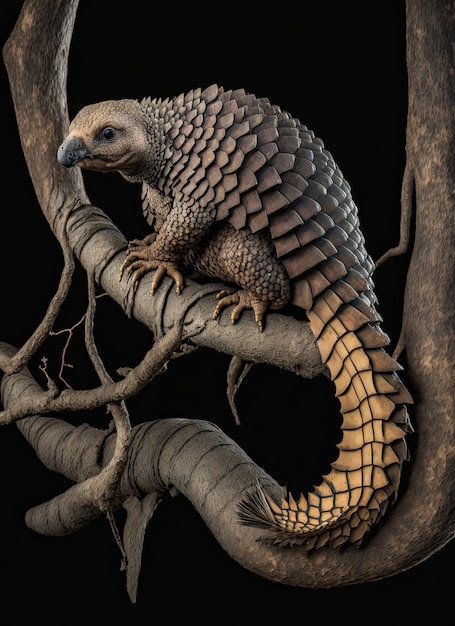 Pangolin arboricole d'Afrique