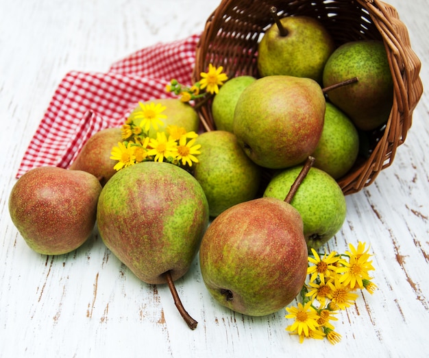 Panier aux poires