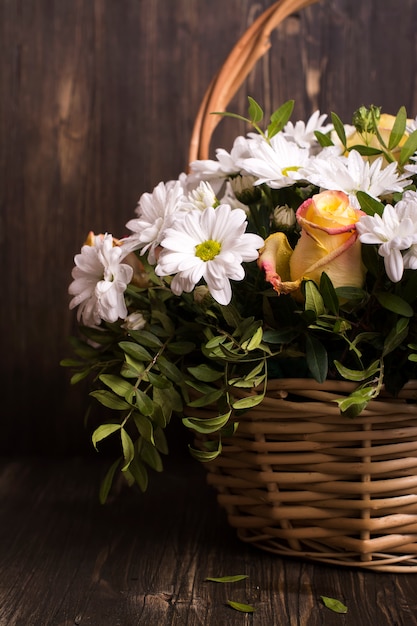 Panier de fleurs