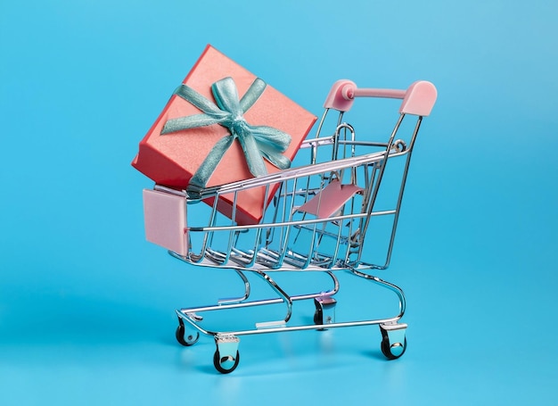 Panier avec fond de boîte cadeau