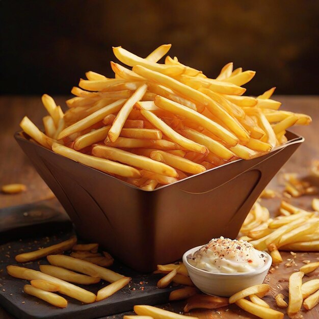 Un panier de frites a été généré