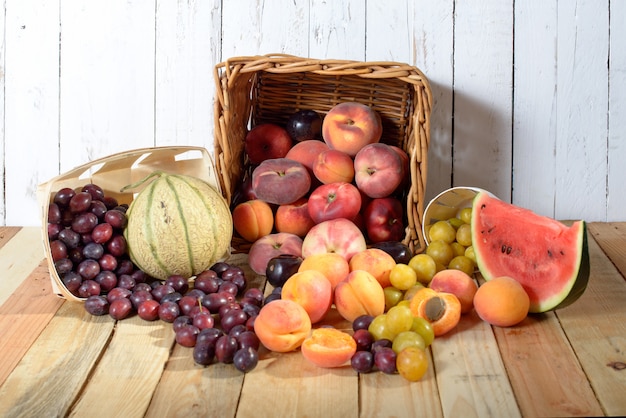 Panier de fruits de saison