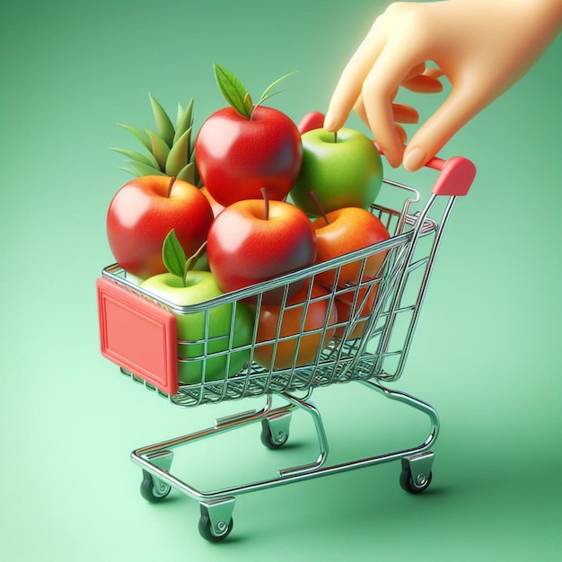 panier de nourriture marché de fruits épicerie supermarché magasin biologique