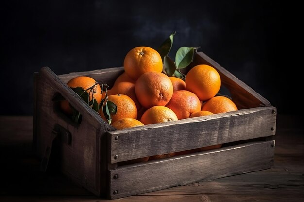 panier d'oranges IA générative