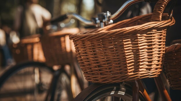 Le panier en osier photo sans arrière-plan HD