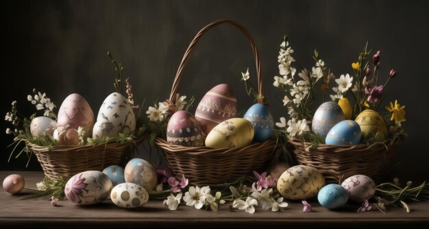 Des paniers de Pâques pleins de joie et de couleurs