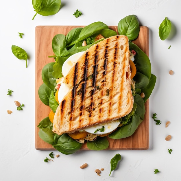 Panini grillé aux légumes