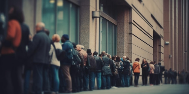 Panique dans les rues Bank Run Chaos s'empare de la ville