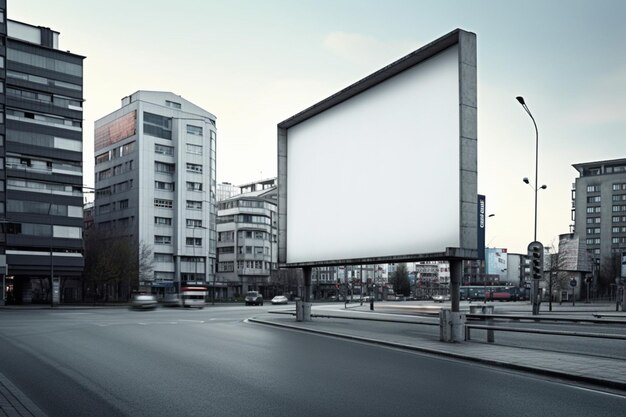 panneau d'affichage ou affichage publicitaire extérieur