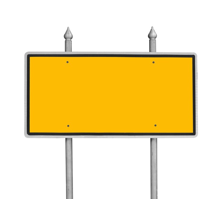Photo panneau d'affichage blanc sur fond blanc