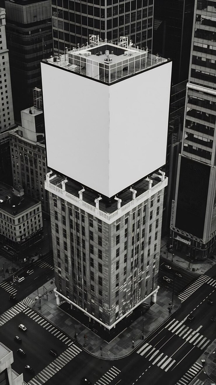 Photo un panneau d'affichage blanc pour une nouvelle publicité