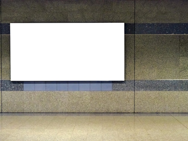 panneau d'affichage vide