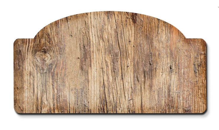 Photo panneau en bois vide