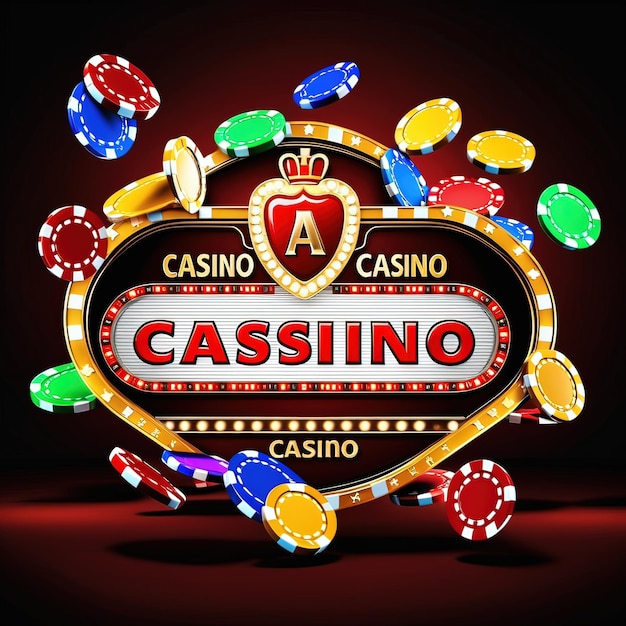 Photo un panneau de casino avec le mot casino dessus