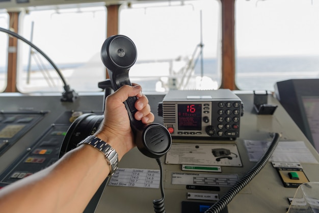 Panneau De Commande De Navigation Et Radio Vhf