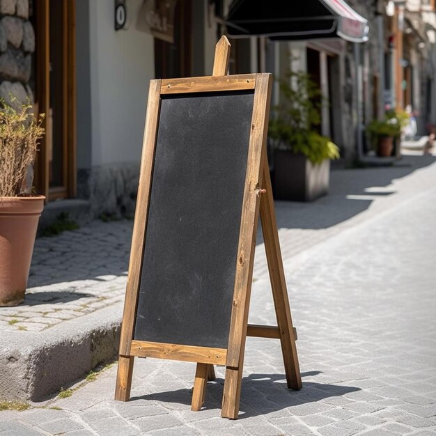 Photo panneau de menu d'un restaurant