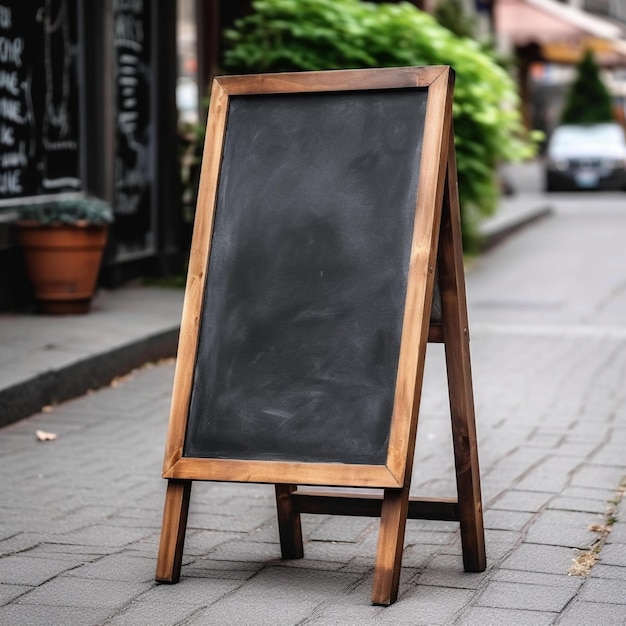 panneau de menu d'un restaurant