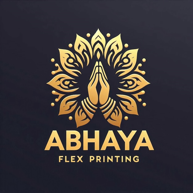 un panneau noir qui dit abhaya flex imprinten il