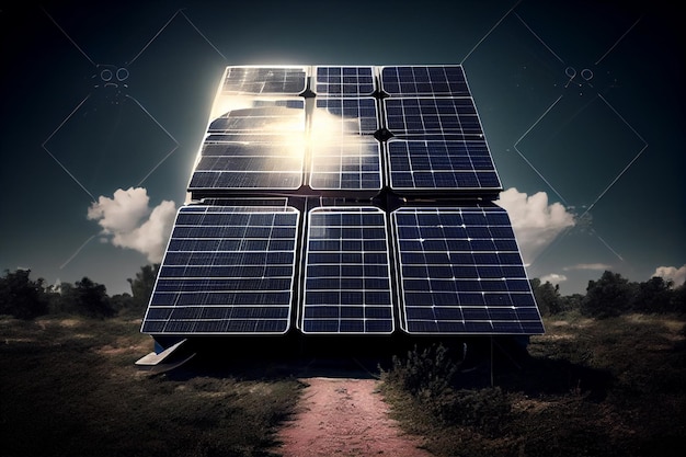 Panneau photovoltaïque Panneau solaire pour produire une durabilité propre