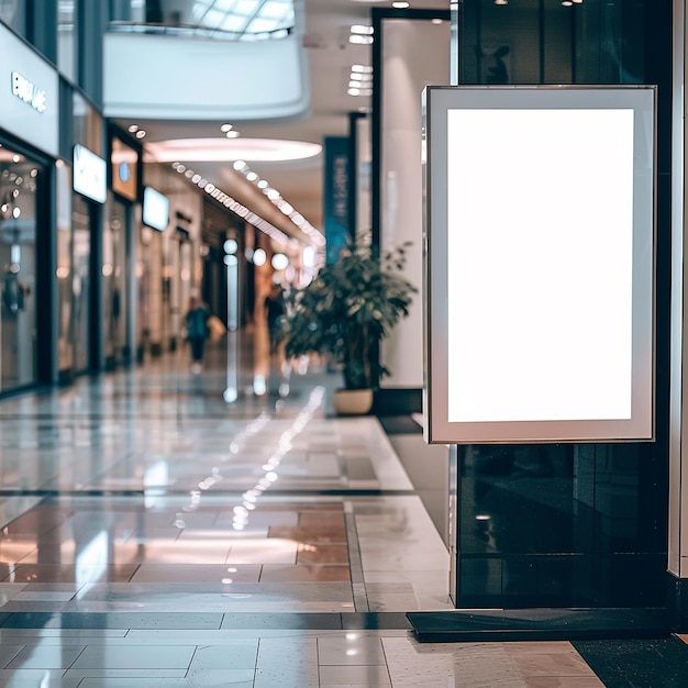 un panneau pour un magasin qui dit centre commercial