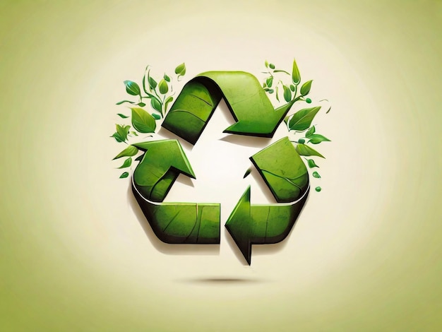 un panneau de recyclage vert qui dit recycle
