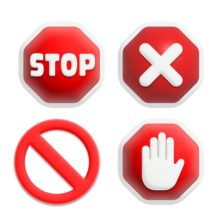 Photo panneau de signalisation graphique de rendu 3d trafic post