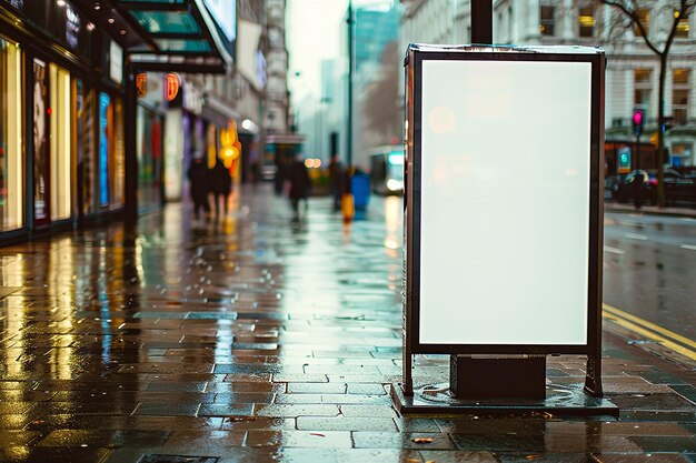 un panneau sur un trottoir qui dit le mot dessus