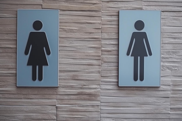 Photo des panneaux de toilette féminins pour une belle femme