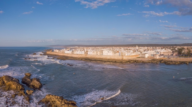 Panorama aérien de la ville d'Essaouira