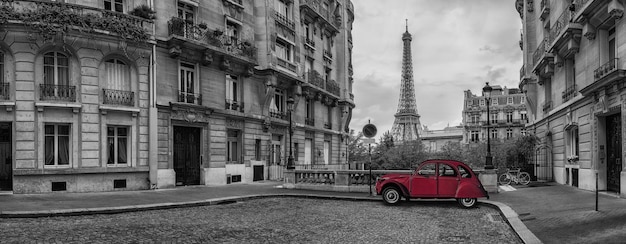 Panorama de l'avenue de Camoëns à Paris