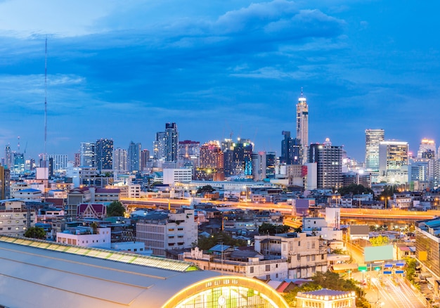 Panorama Bangkok Central Train Station