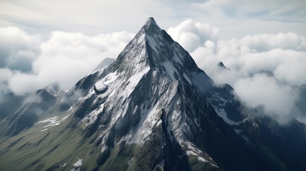 panorama de la chaîne de montagnes, fond d'écran HD 8K Image photographique