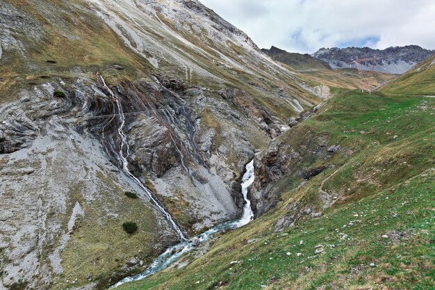 Panorama du col du Stelvio, Italie