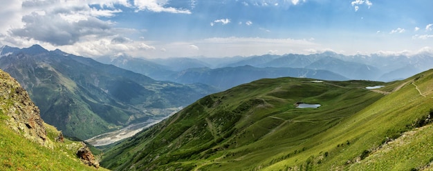 Panorama du lac Coruldi