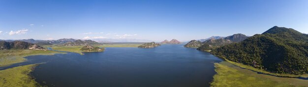 Panorama du lac de Skadar au Monténégro