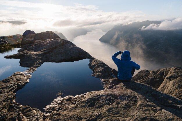 Panorama du Lysefjord Norvège