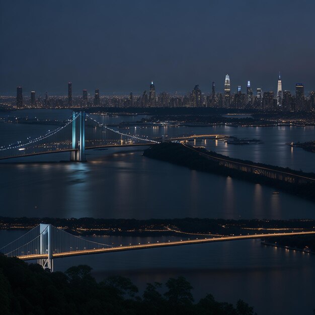 Panorama du pont George Washington