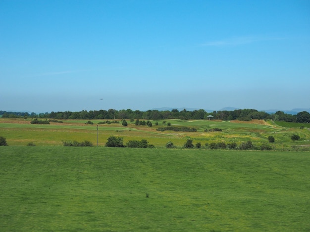 Panorama entre Edimbourg et Glasgow