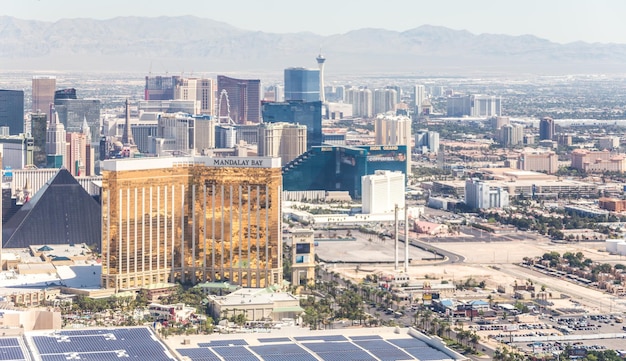 Panorama de las vegas nevada usa pendant la journée