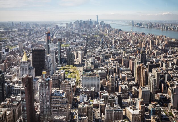 Panorama de Manhattan à New York