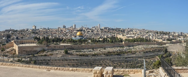 Panorama Le Mont du Temple à Jérusalem