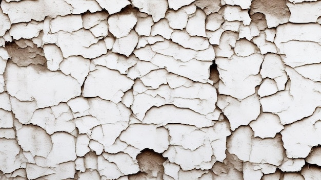 Panorama d'un mur de béton avec un vieux fond de peinture écaillée fissuré