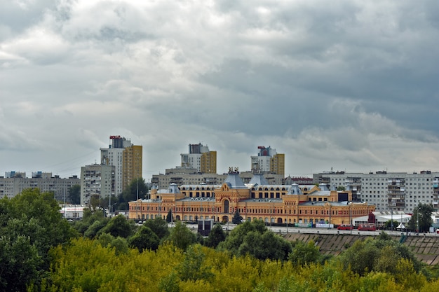 Panorama de Nijni Novgorod en été