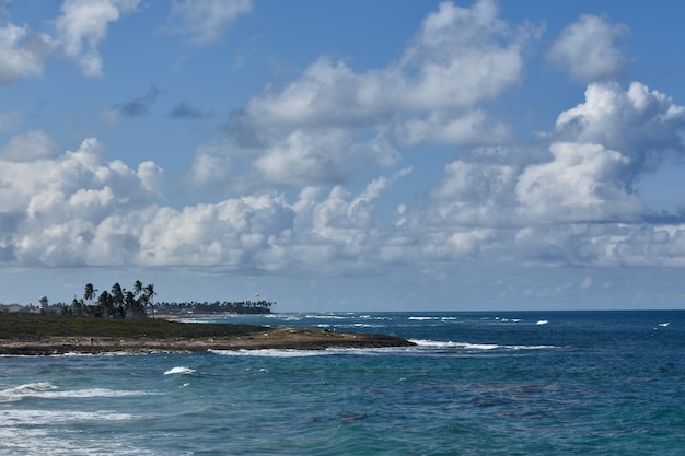 Panorama de l'océan Atlantique. République dominicaine