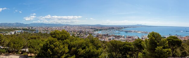 Panorama de Palma de Mayor, qui offre une vue magnifique sur la ville, la côte et le port