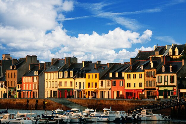 Photo panorama d'un pays breton