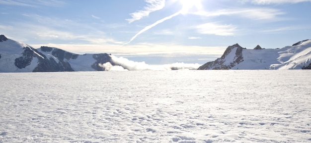 Panorama paysage d&#39;hiver