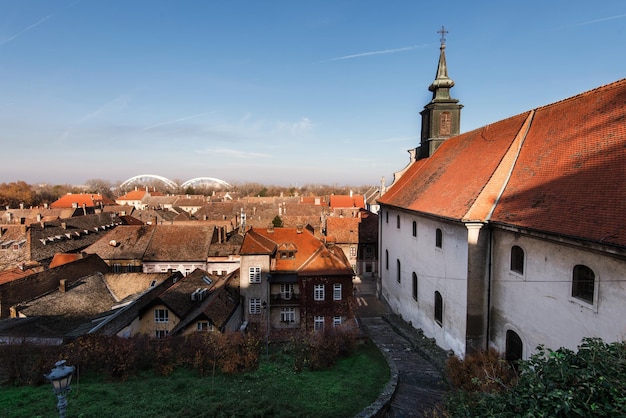 Panorama de Petrovaradin depuis la forteresse