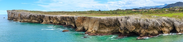 Panorama de la plage de Guadamia Espagne