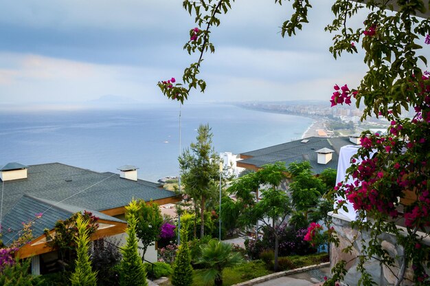 Panorama de la plage de Mahmutlar Alanya